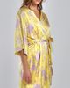 iCollection iCollection Floral Printed Satin Robe - 3