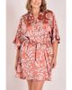iCollection iCollection Floral Satin Robe - 1