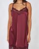 iCollection iCollection Lace-Trimmed Satin Chemise Loungewear Slip - 1