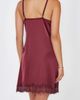 iCollection iCollection Lace-Trimmed Satin Chemise Loungewear Slip - 2
