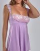 iCollection iCollection Lace & Microfiber Babydoll - 3