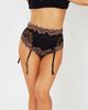 iCollection iCollection Lace Overlay Cami and High-Waist Panty Set - 4
