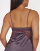 iCollection iCollection Lace Overlay Satin Camisole Sleep Set - 2