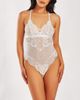 iCollection iCollection Lash Lace Sheer Mesh Halter Bodysuit - 1