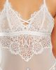 iCollection iCollection Lash Lace Sheer Mesh Halter Bodysuit - 4
