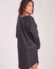 iCollection iCollection Microfiber Knit Sleep Shirt with Functional Buttons - 3