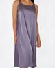 iCollection iCollection Minimalist Satin Ballet-Length Sleep Gown (Plus Size) - 3