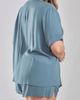 iCollection iCollection Organic Cotton and Tencel Notched Collar Pajama Set - 3