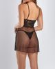iCollection iCollection Romantic Lace Soft Cup Babydoll & Panty Set - 2