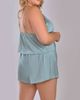 iCollection iCollection Satin Cami and Shorts Pajama Set - 2