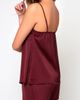 iCollection iCollection Satin Lace Cami & Shorts Pajama Set - 3