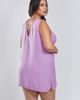 iCollection iCollection Satin Sleeveless Dress with Pockets - 2