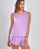 iCollection iCollection Satin Sleeveless Top and Shorts Set - 3