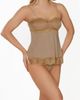 iCollection iCollection Shirred Bust Lace Camisole and Panty Set - 1