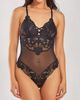 iCollection iCollection Soft Cup Lace & Mesh Teddy - 1