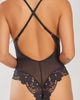 iCollection iCollection Soft Cup Lace & Mesh Teddy - 2