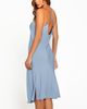 iCollection iCollection Soft Rayon Crisscross Back Chemise - 2