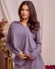 iCollection iCollection Soft Waffle Knit Pajama Set with Drawstring Shorts - 4