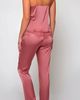 iCollection iCollection Stretch Satin Lace-Trim Pajama Set - 2