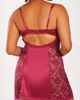 iCollection iCollection Two-Toned Lace & Satin Chemise Set - 2