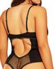 iCollection iCollection Underwire Metallic Floral Embroidered Teddy - 4
