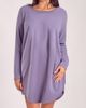 iCollection iCollection Waffle Knit Relaxed Sleep Dress - 1