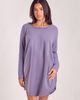 iCollection iCollection Waffle Knit Relaxed Sleep Dress - 2