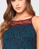 iCollection iCollection Zebra Print Halter Neck Chemise - 4