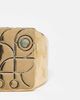 Icon Brand Icon Brand abstract design square signet ring in gold - 4