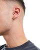 Icon Brand Icon Brand engraved huggie hoop earrings in gold - 3