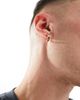 Icon Brand Icon Brand engraved huggie hoop earrings in gold - 4