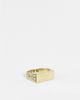 Icon Brand Icon Brand stone engraved signet ring in gold - 1