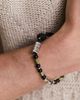 Icon Brand Icon jazz poster cord and beaded bracelet in black and silver - 2