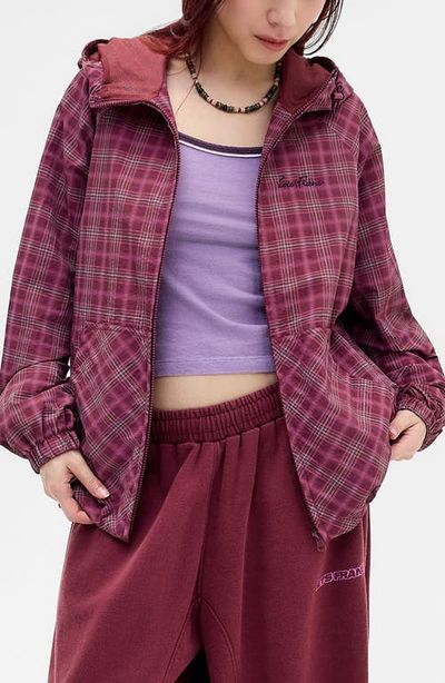 Iets Frans Iets Frans Check Hooded Shell Track Jacket
