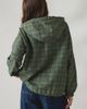 iets frans... iets frans. iets frans… Carter Check Full-Zip Waterproof Windbreaker Jacket in Green, Women's at Urban Outfitters - 2