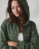 iets frans... iets frans. iets frans… Carter Check Full-Zip Waterproof Windbreaker Jacket in Green, Women's at Urban Outfitters - 3