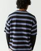 iets frans... iets frans. iets frans… Stripe Pattern Double Layer Tee in Khaki, Men's at Urban Outfitters - 5