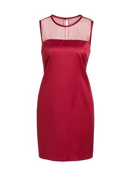 If Only Studio Women's Ava Satin Shift Minidress