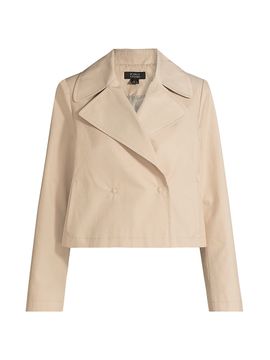 If Only Studio Women's Cotton-Blend Cropped Jacket