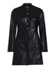 If Only Studio Women's Faux-Leather Mini Shirtdress - 1