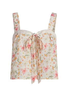 If Only Studio Women's Floral Cami Top
