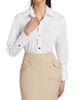 If Only Studio Women's Longline Cotton-Blend Shirt - 3