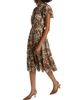 If Only Studio Women's Painterly Tiered Ruffled Dress - 4