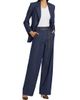 If Only Studio Women's Stretch Denim Wide-Leg Pants - 2