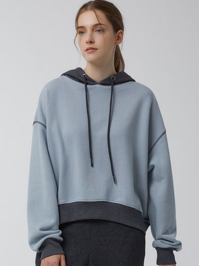ifg5 Recycle Ribbed Cuffs Hoodie