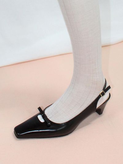 IGINOA DD O Ribbon Slingback_Black