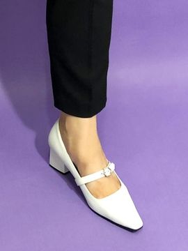 IGINOA UI Strap Pumps 5 M-IG-180801 White