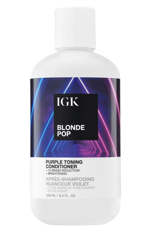 IGK IGK Blonde Pop Purple Toning Conditioner 