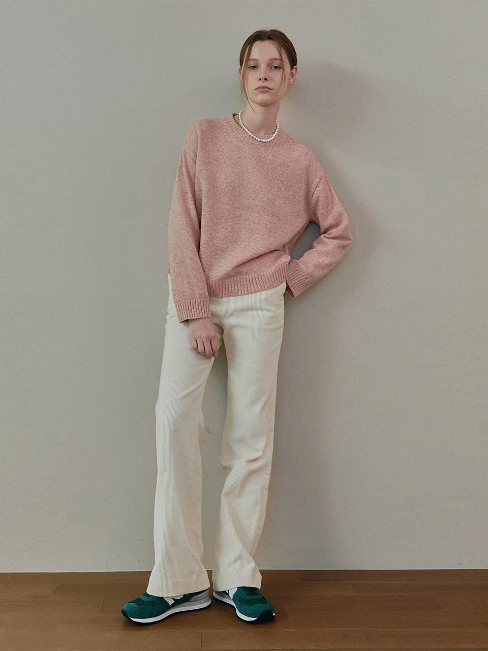 Ihr SEMI BOOTSCUT CORDUROY PANTS / beige