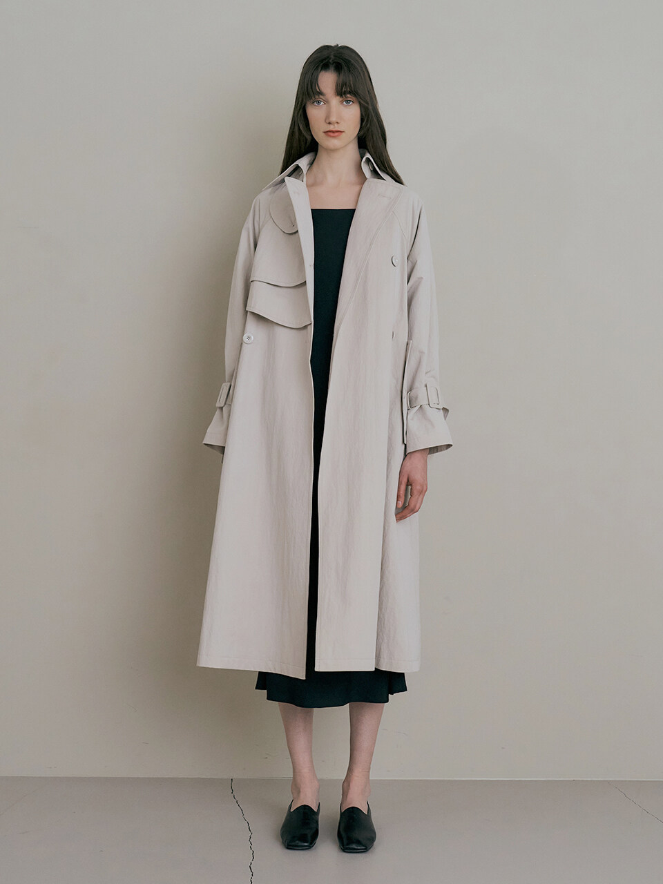 Ike Grey trench coat